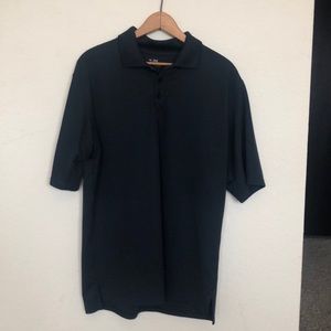 Under Armour Black Heat Gear polo, size M